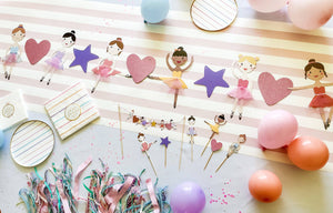 Birthday Ballerina Ballet Banner