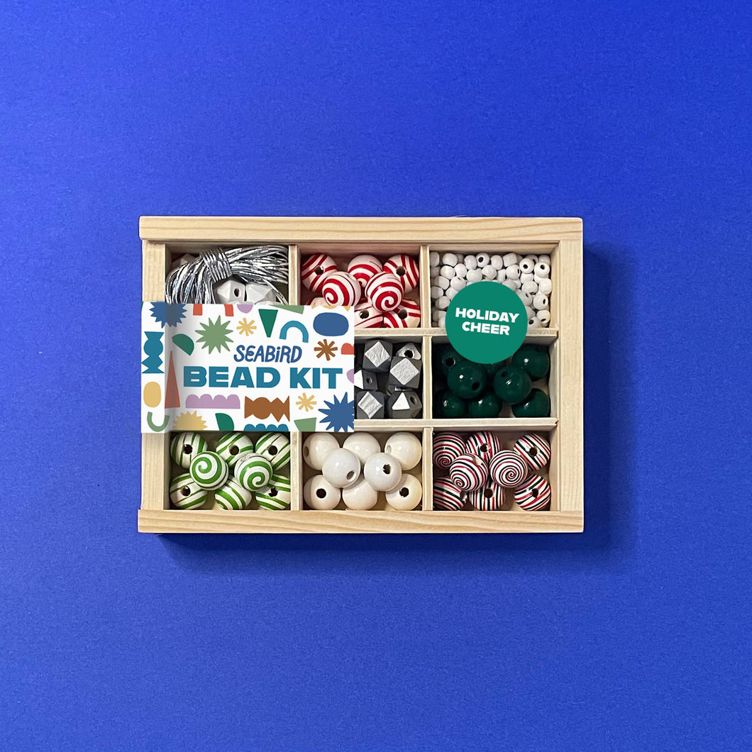 Holiday Cheer Wooden Bead Kit