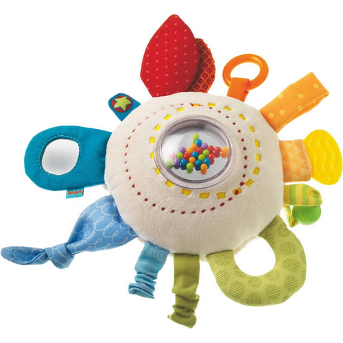 Baby Teether Cuddly Rainbow Round