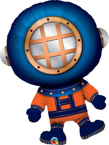 Mylar Deep Sea Diver Balloon