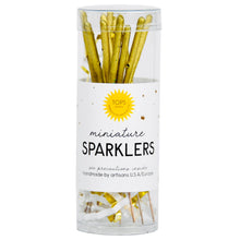 Load image into Gallery viewer, Mini 4&quot; Gold Sparklers - Tube of 12