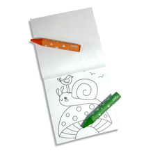 Load image into Gallery viewer, Carry Along! Coloring Book and Crayon Set - Garden Pals