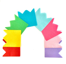 Load image into Gallery viewer, Multi-Color Tissue Paper Crowns - Set of 8