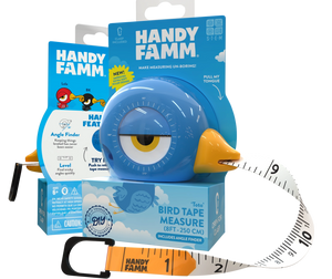 "Toto" Blue Bird Stem Measuring Tape 3-in-1 Tool