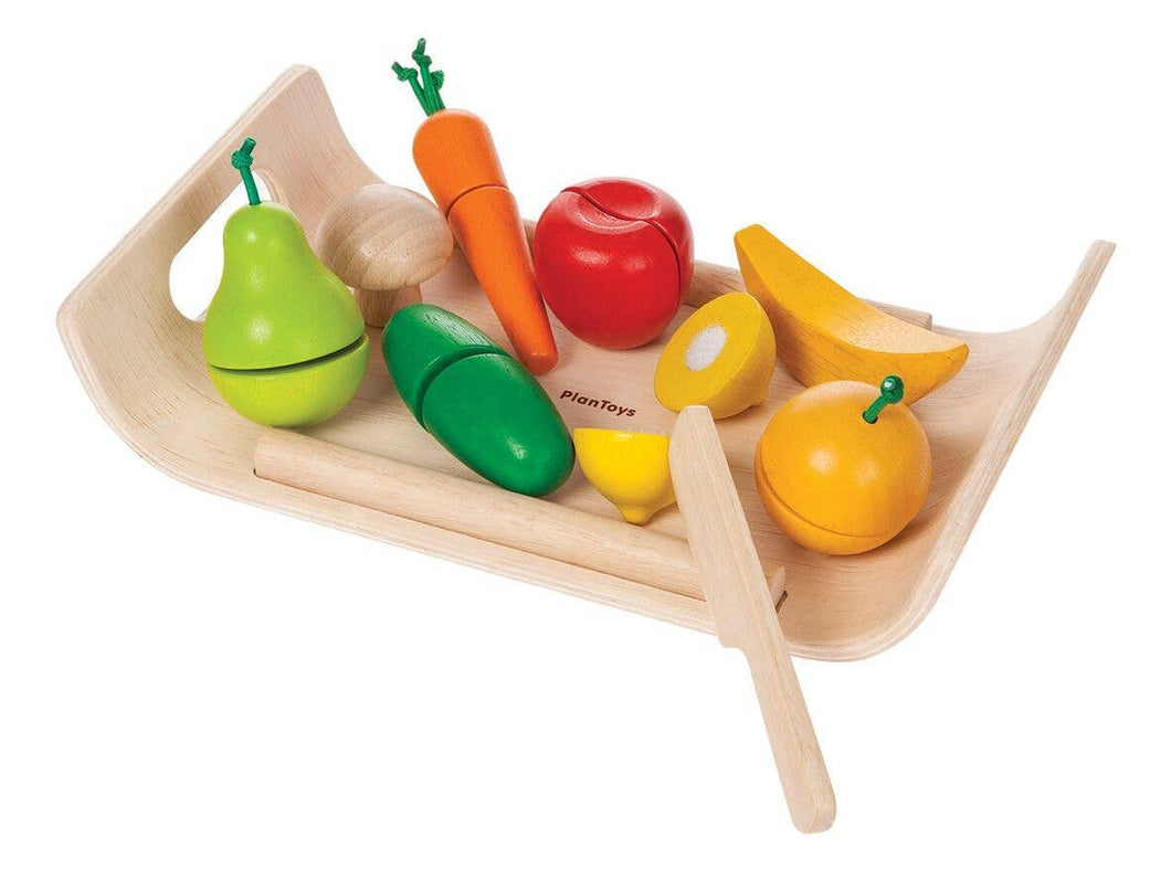 Assorted Fruit And Vegetable Wood Toy for Kids