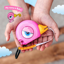 Load image into Gallery viewer, &quot;Bebe&quot; Pink Bird STEM Measuring Tape 3-in-1 Tool