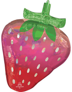 Mylar Strawberry Balloon