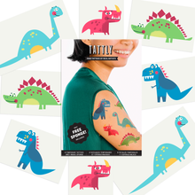 Load image into Gallery viewer, Dino Friends Tattoo Set