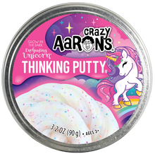 Load image into Gallery viewer, Enchanting Unicorn - Glowbrights Full Size 4&quot; Thinking Putty Tin