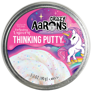 Enchanting Unicorn - Glowbrights Full Size 4" Thinking Putty Tin