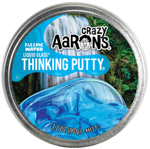 Load image into Gallery viewer, Falling Water - Liquid Glass Full Size 4&quot; Thinking Putty Tin