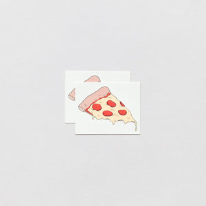 Pizza Slice Tattoo Pair