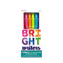 Load image into Gallery viewer, Bright Writers Colored Ballpoint Pens - Set of 6