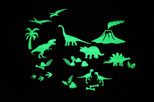 Dino World Glow in the Dark Stickers