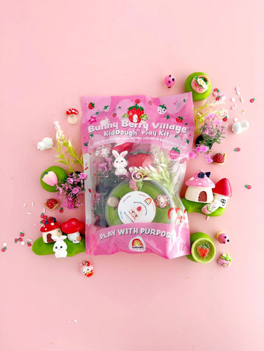 Bunny Berry Village Kiddough Play Kit