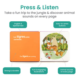 La Selva Bilingual Sound Book: Jungle Animal Sounds