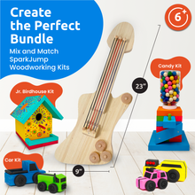 Load image into Gallery viewer, Wooden Guitar DIY Craft Kit