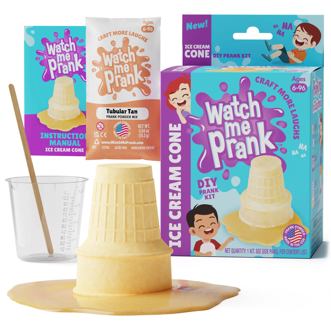 DIY Ice Cream Cone Spill Prank kit - WatchMePrank