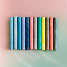 Load image into Gallery viewer, Dustless Creamy Chalk ButterStix  + Holder - 12 Pack of Assorted Colors