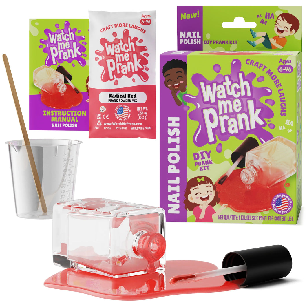 DIY Nail Polish Spill Prank Kit - WatchMePrank