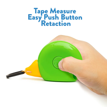 Load image into Gallery viewer, &quot;Yaya&quot; Green Bird STEM Measuring Tape 3-in-1 Tool