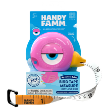 Load image into Gallery viewer, &quot;Bebe&quot; Pink Bird STEM Measuring Tape 3-in-1 Tool