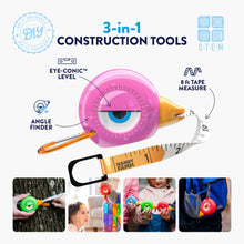 Load image into Gallery viewer, &quot;Bebe&quot; Pink Bird STEM Measuring Tape 3-in-1 Tool