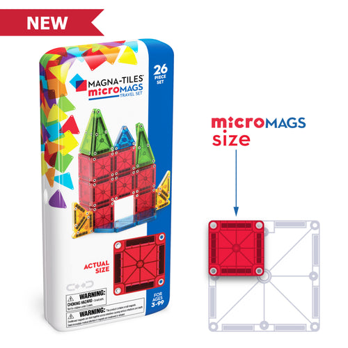 microMAGS Travel Set - Magna-tiles