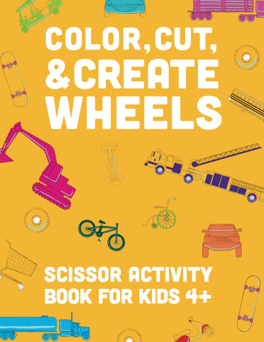Color, Cut, & Create Kitchen: Scissor Activity Book For Kids – Hammer and  Jacks