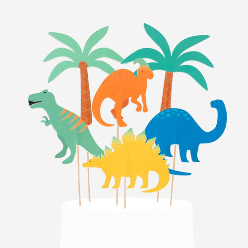 Dinosaur Party Cake Toppers